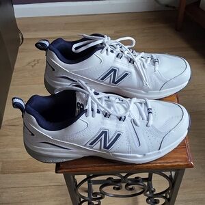 New Balance Men's White Athletic Shoes